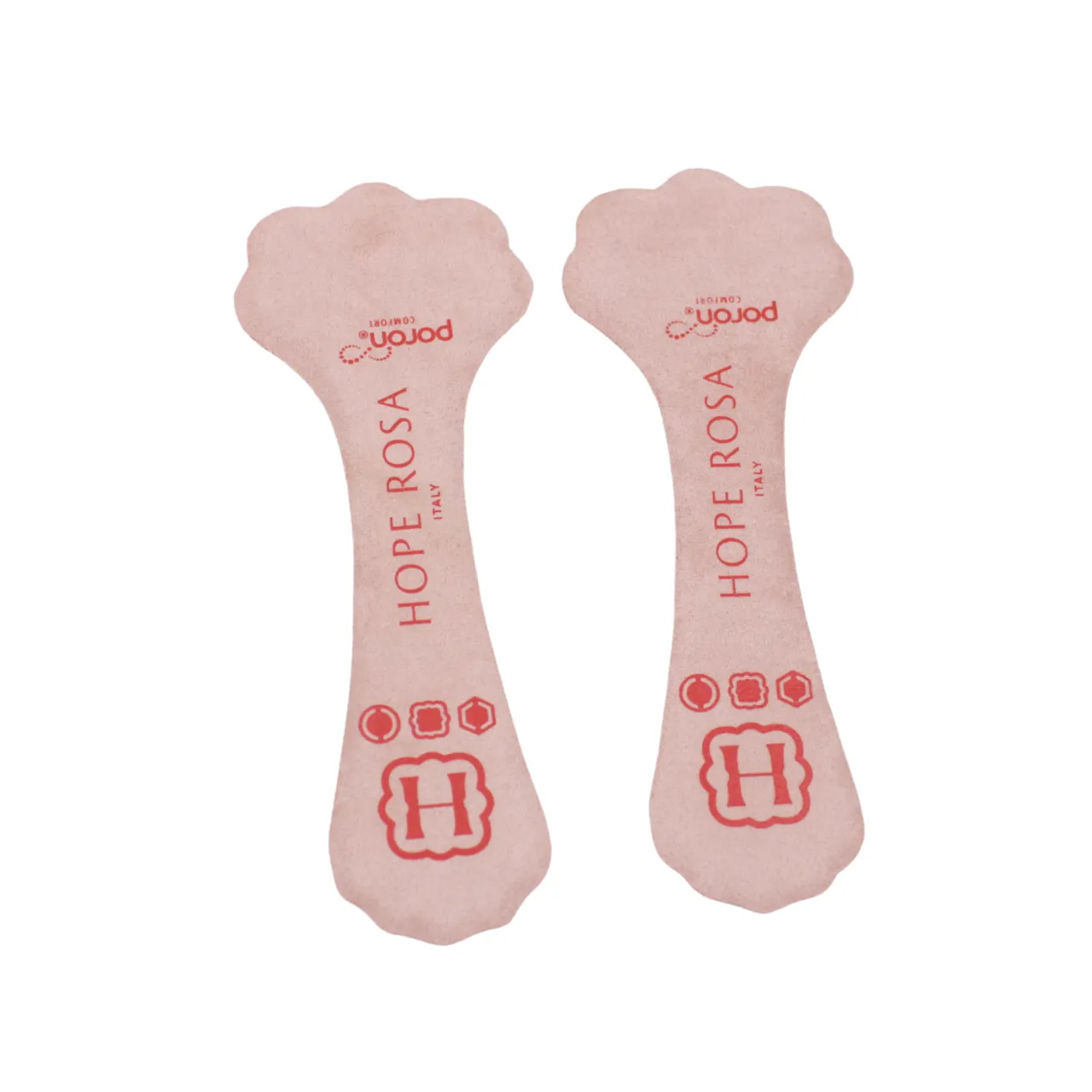 2-Pair of Full Length Cushion Insoles for Women - Rose
