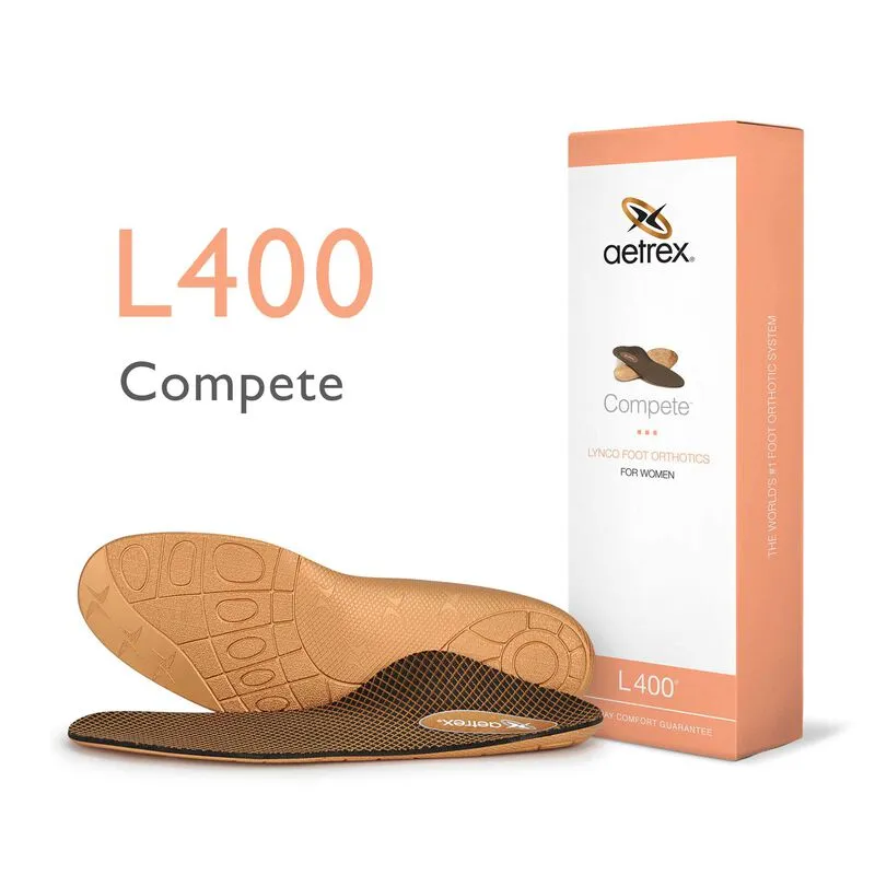 Aetrex L400 Orthotic -  Gym, Hiking, Walking, Everyday Use - Neutral