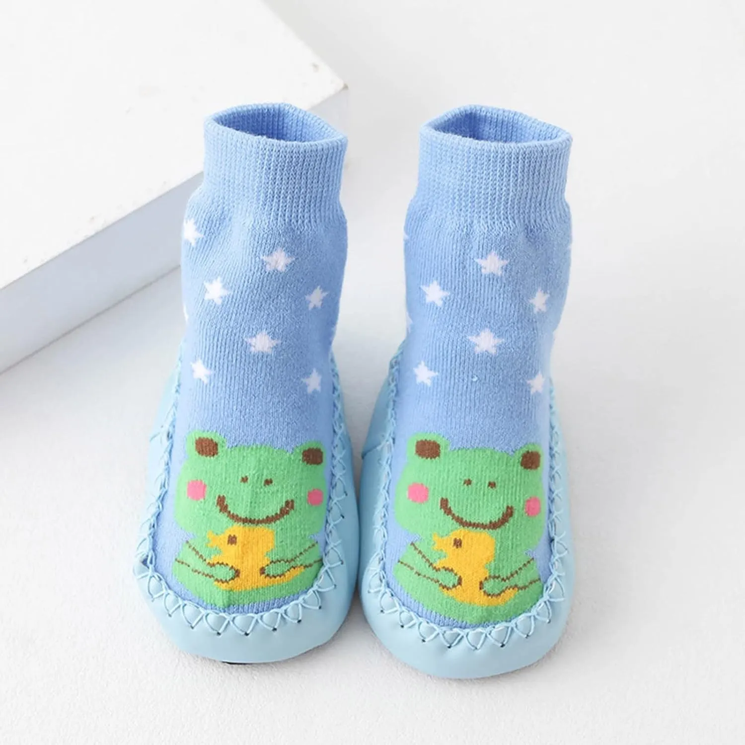 Baby Shoes Children Todller Shoes Autumn and Winter Boys and Girls Floor Sports Shoes and Socks Shoes Flat House Shoes