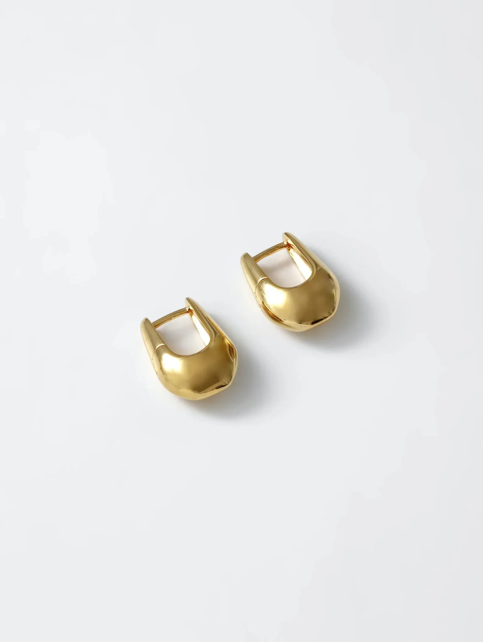 Baguette Hoops  Gold