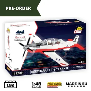 Beechcraft T-6 Texan II brick plane model - COBI 26625 - 197 bricks
