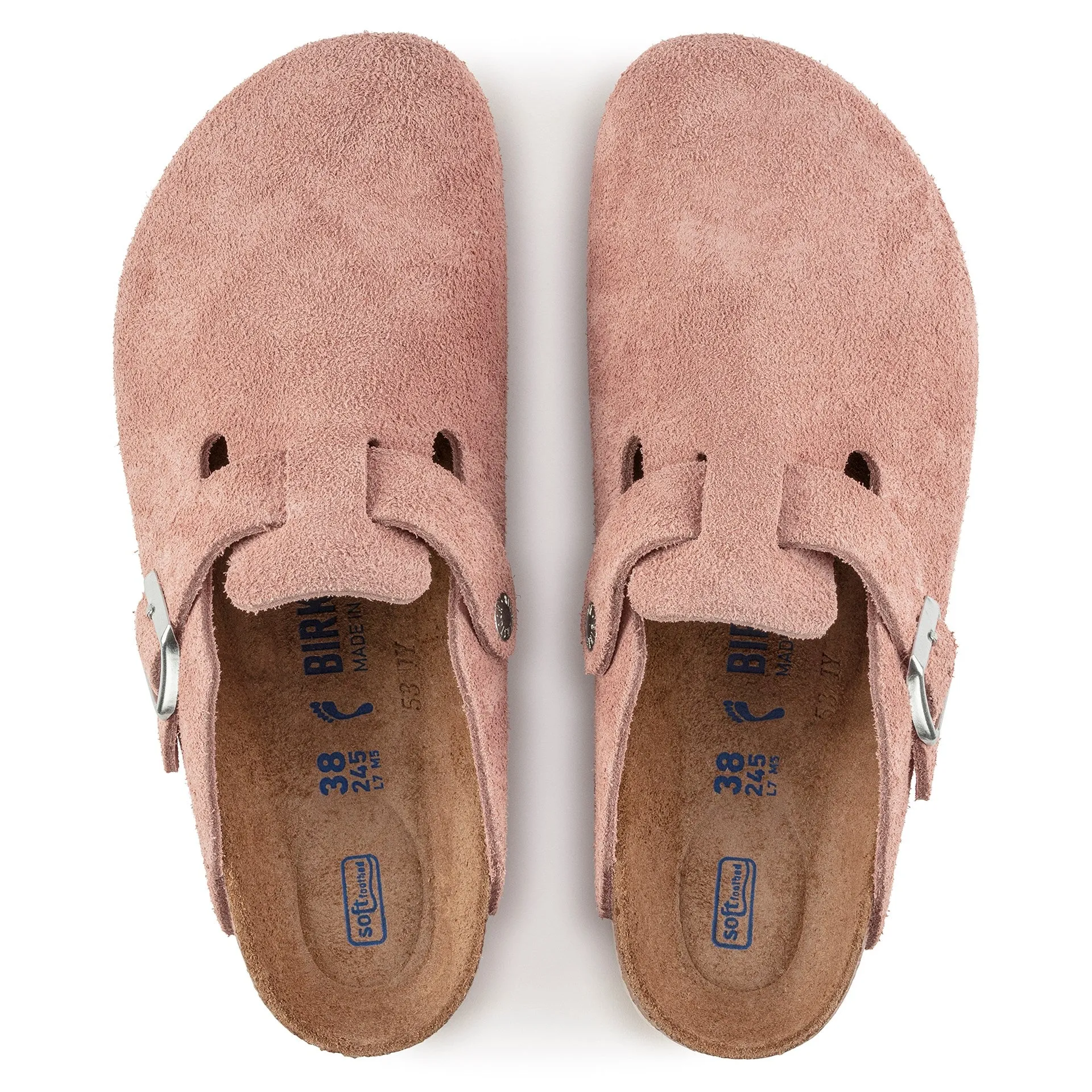 Birkenstock Womens Boston Clog Pink Clay