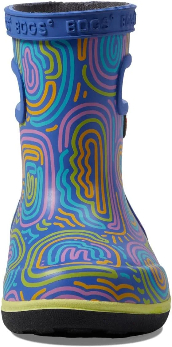 BOGS Unisex-Child Kids' Skipper Ii Rain Boot Cloud Geo