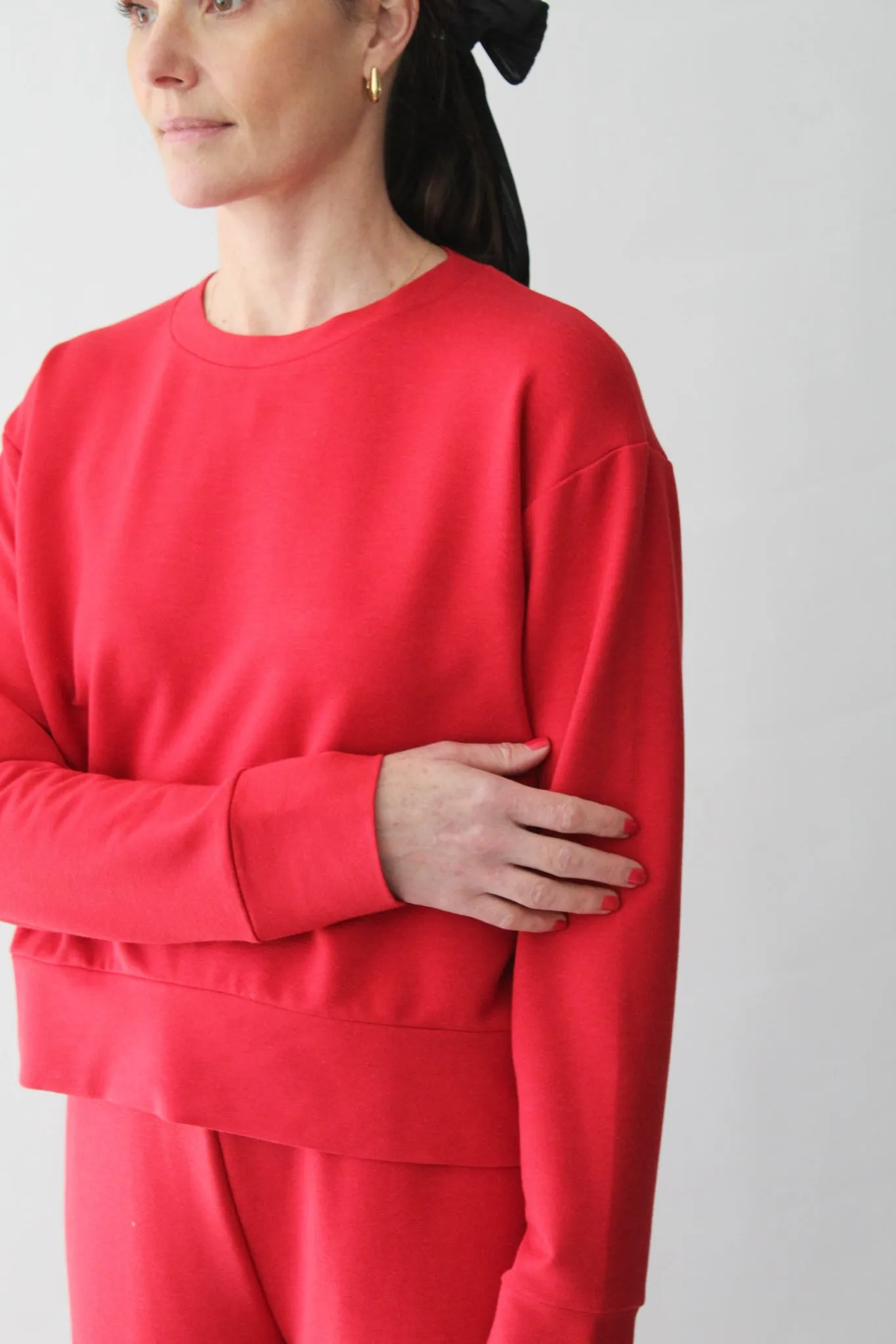 Boyfriend Crop Sweatshirt