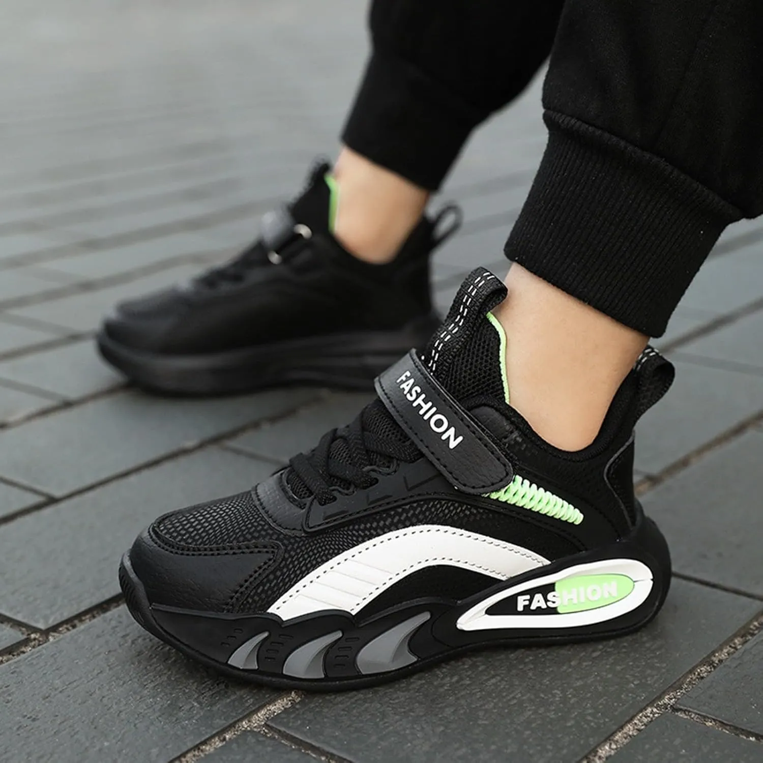 Boys Girls Lightweight Breathable Running Shoes Outdoor Hiking Tennis Athletic Basketball Shoes for Kid Girls and