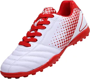 Boys Girls Outdoor Football Soccer Sneaker Cleats Firm Artificial Ground Shoe Training Athletic Shoes