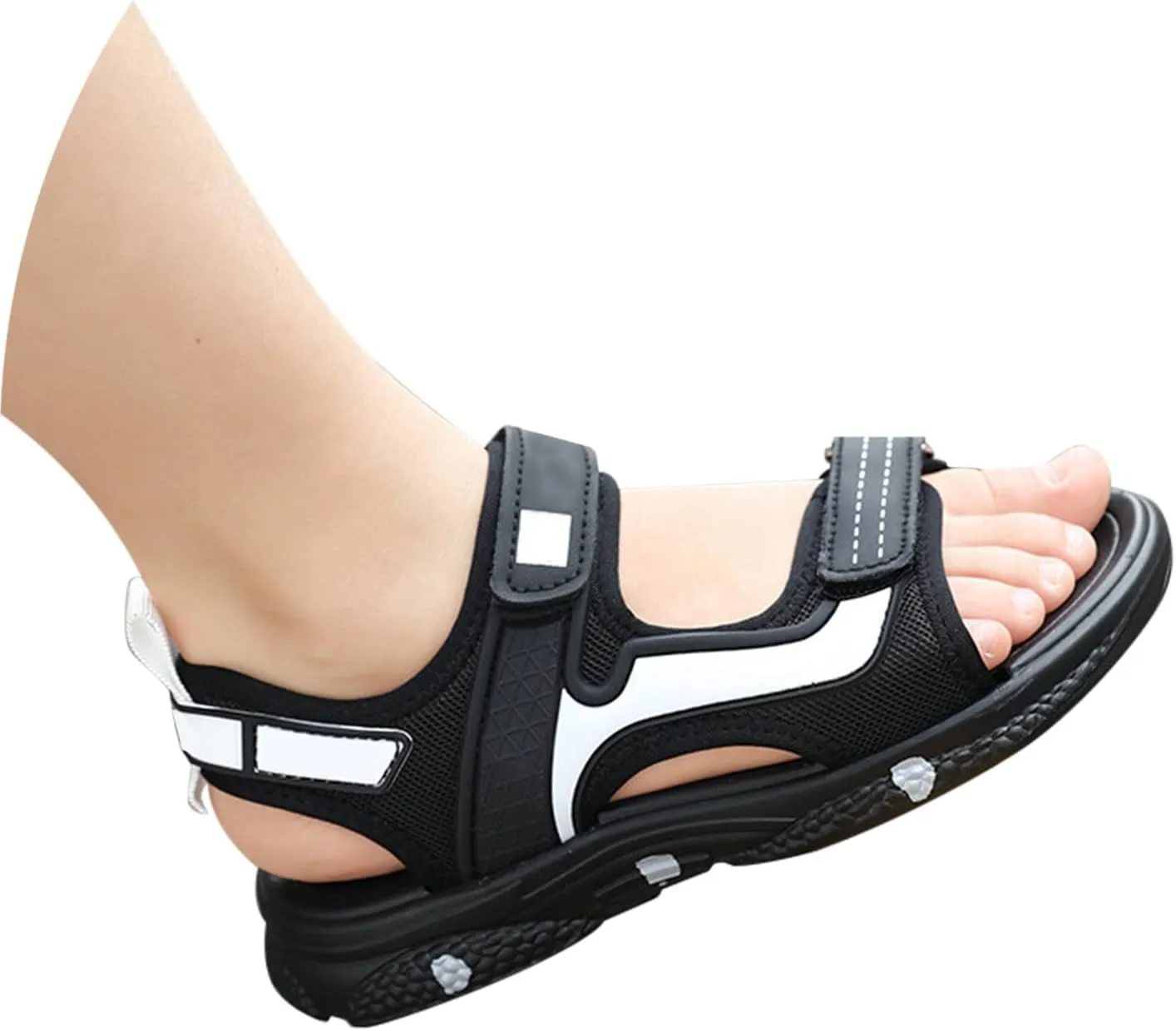 Boys Sandals Double Adjustable Straps Non-slip Lightweight Open Toe Sport Sandals Kids Soft Summer Beach Pool Shoes