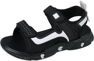 Boys Sandals Double Adjustable Straps Non-slip Lightweight Open Toe Sport Sandals Kids Soft Summer Beach Pool Shoes