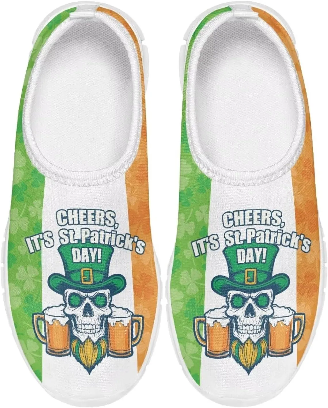 Boys Slip On Shoes Little Kids Tennis Shoes St. Patrick's Day Shoes