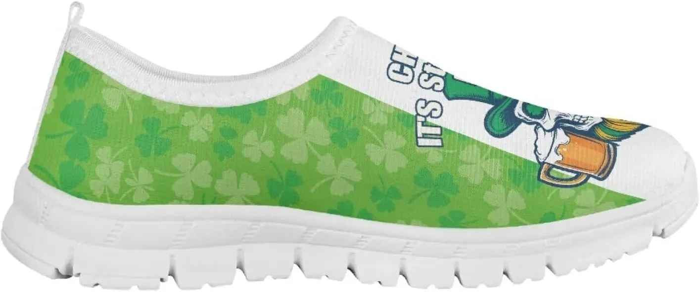 Boys Slip On Shoes Little Kids Tennis Shoes St. Patrick's Day Shoes