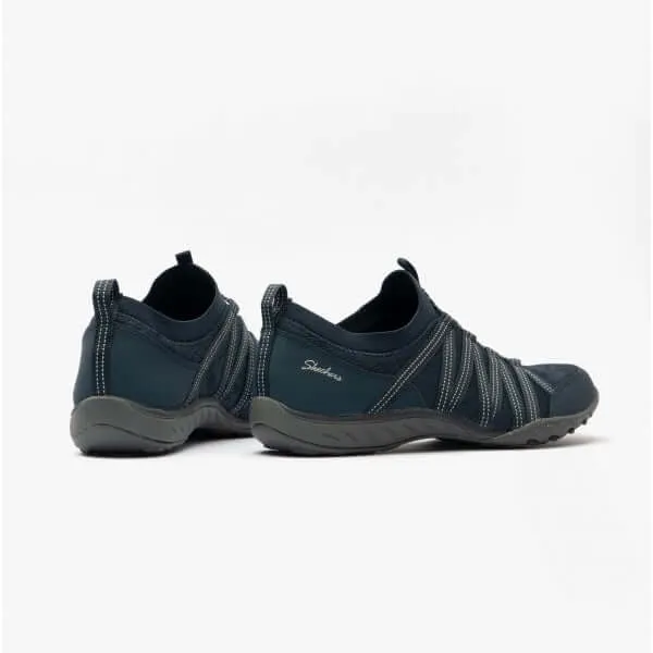 BREATHE-EASY-FIRST LIGHT Ladies Slip-On Trainers Navy