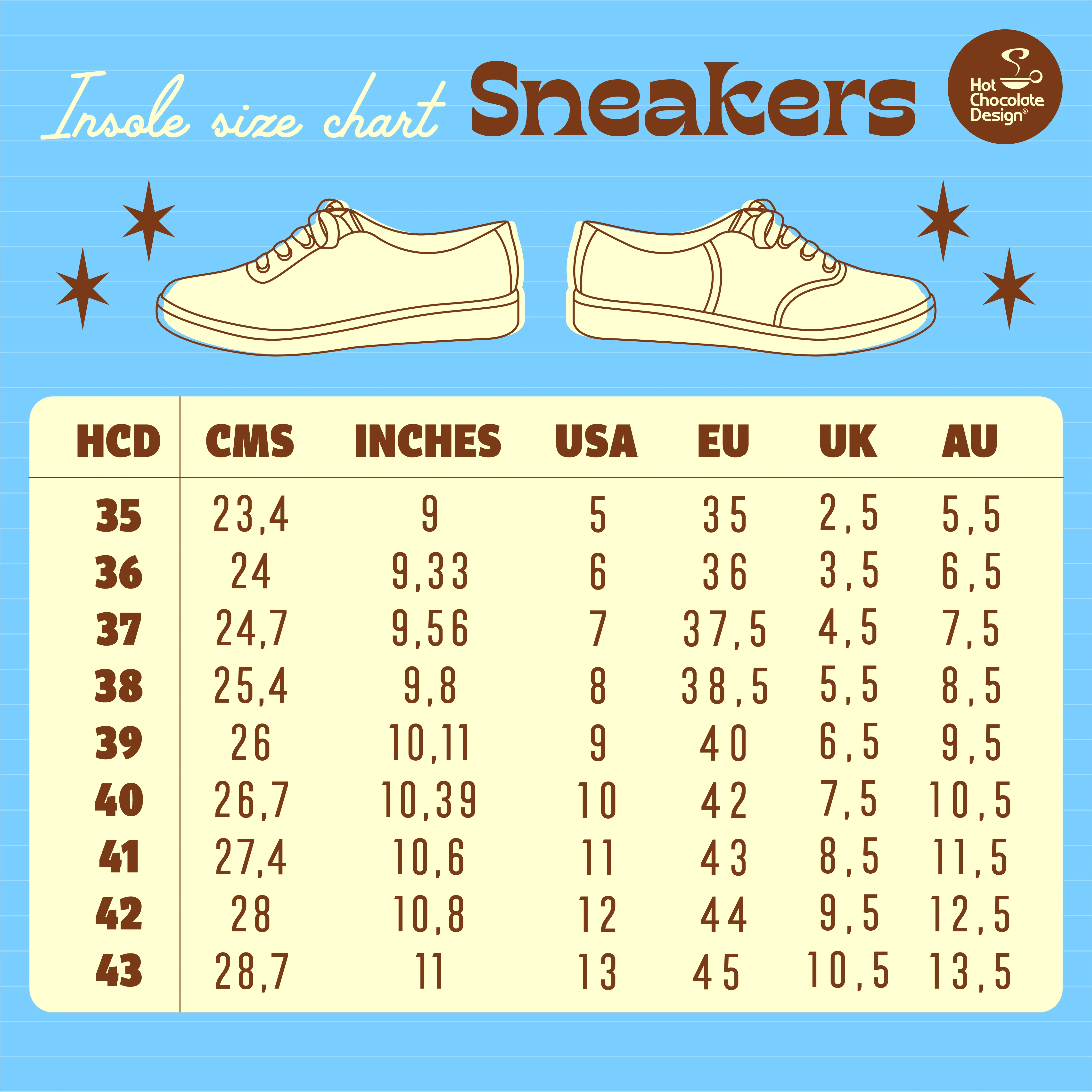 Buzzing Casual Sneaker from Hot Chocolate Design