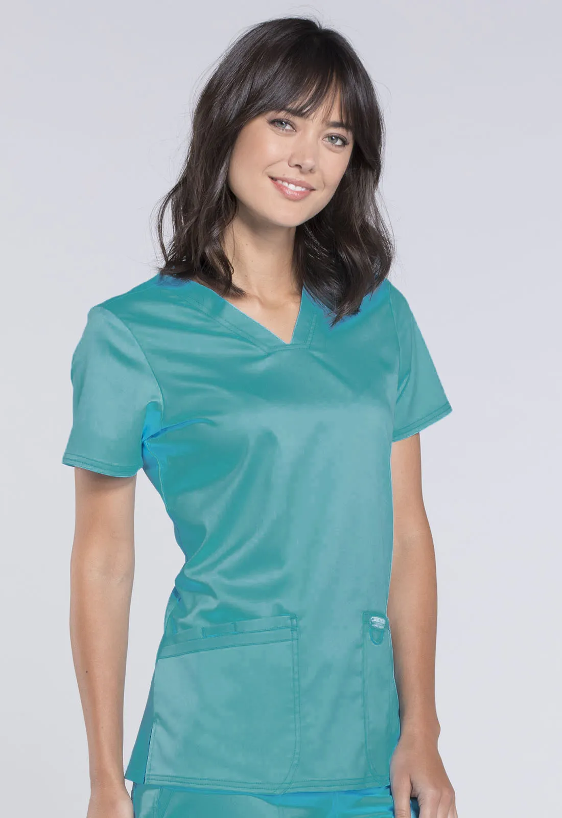 Cherokee Workwear Revolution Three-Pocket Scrub Top