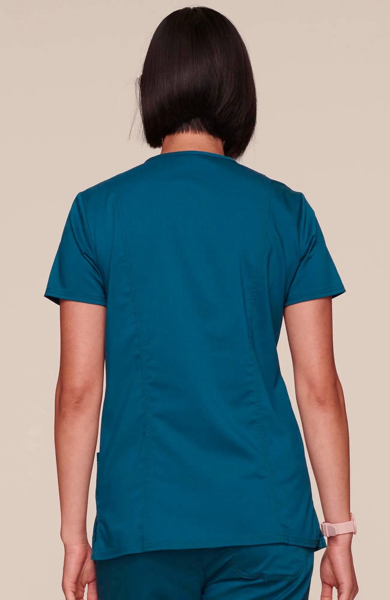 Cherokee Workwear Revolution Three-Pocket Scrub Top