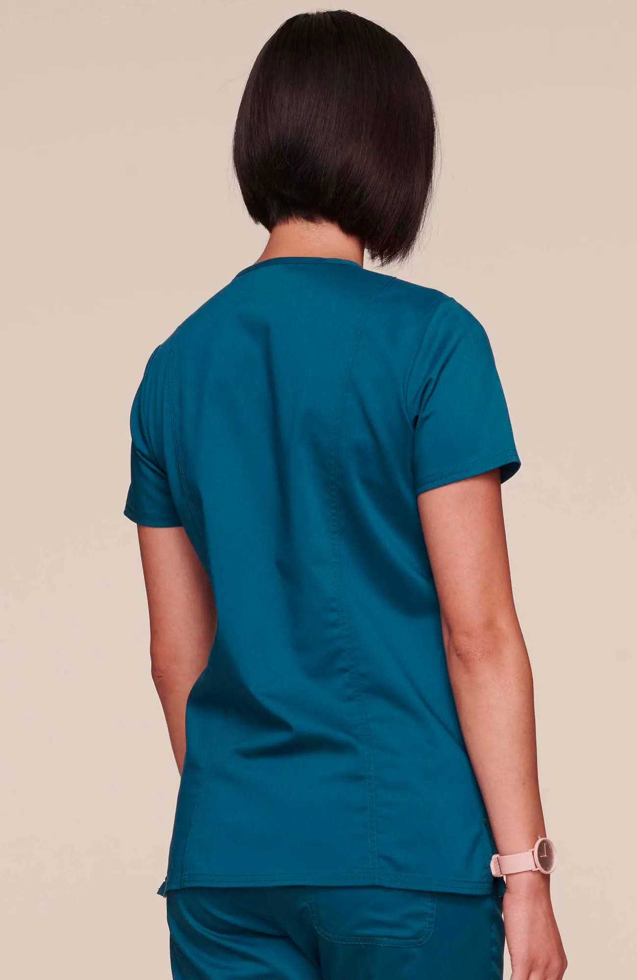 Cherokee Workwear Revolution Three-Pocket Scrub Top