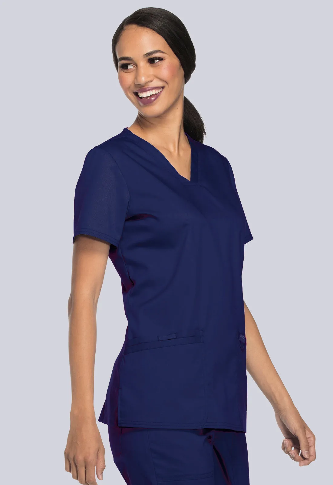 Cherokee Workwear Revolution Three-Pocket Scrub Top