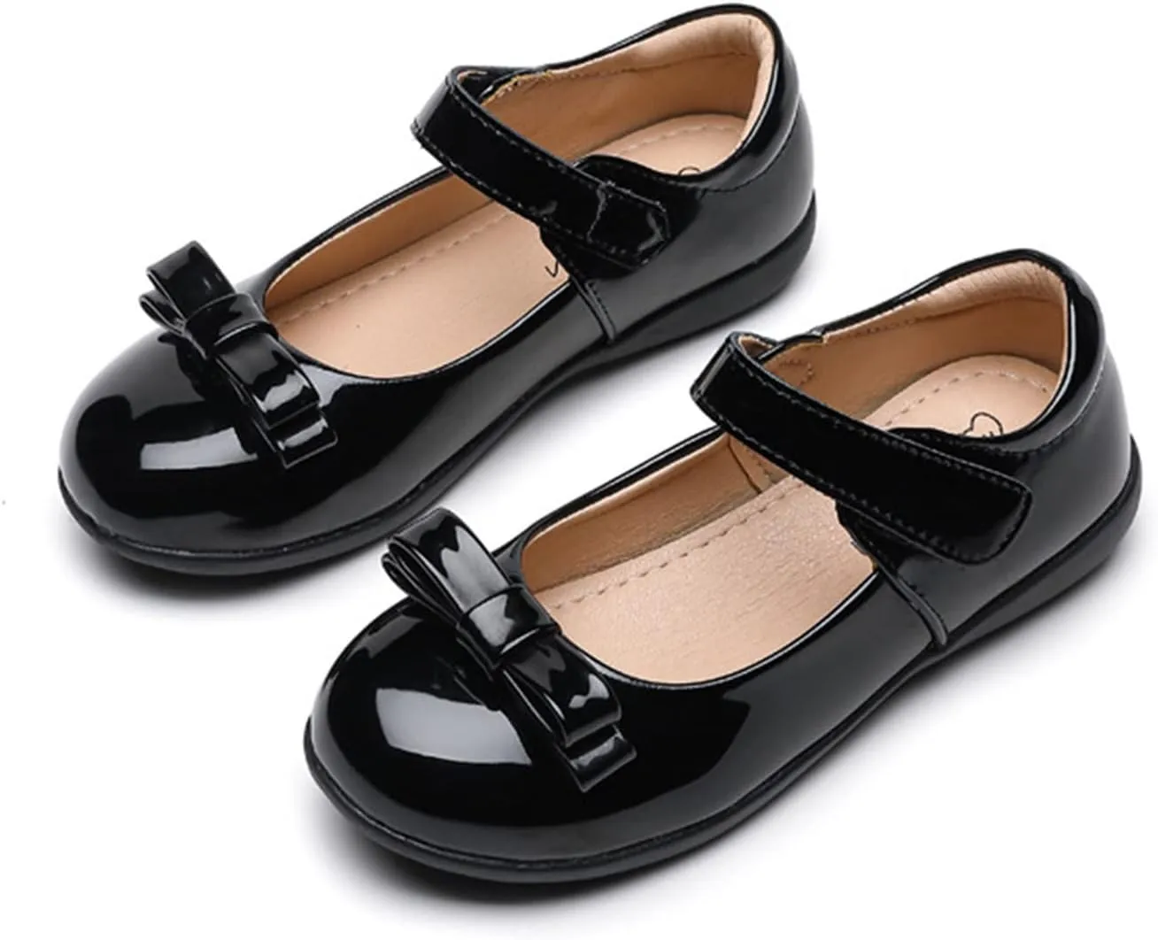 Children Girls atent Leather Reflective Shoes School Student Single Shoes Children Performance Princess Shoes 7