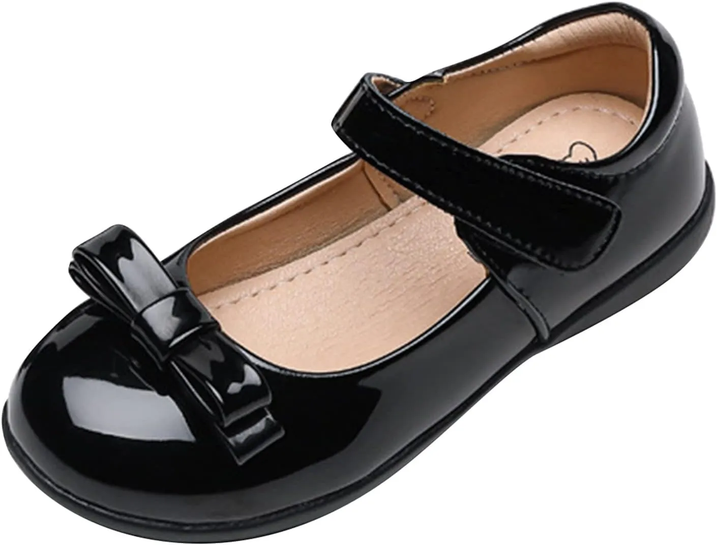 Children Girls atent Leather Reflective Shoes School Student Single Shoes Children Performance Princess Shoes 7
