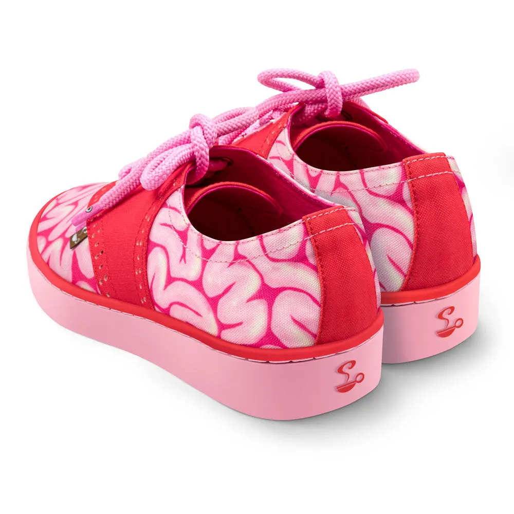 Chocolaticas® Brain Worms Casual Sneaker from Hot Chocolate Design
