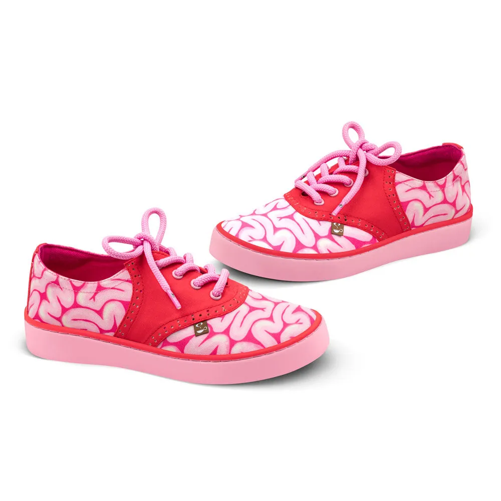 Chocolaticas® Brain Worms Casual Sneaker from Hot Chocolate Design