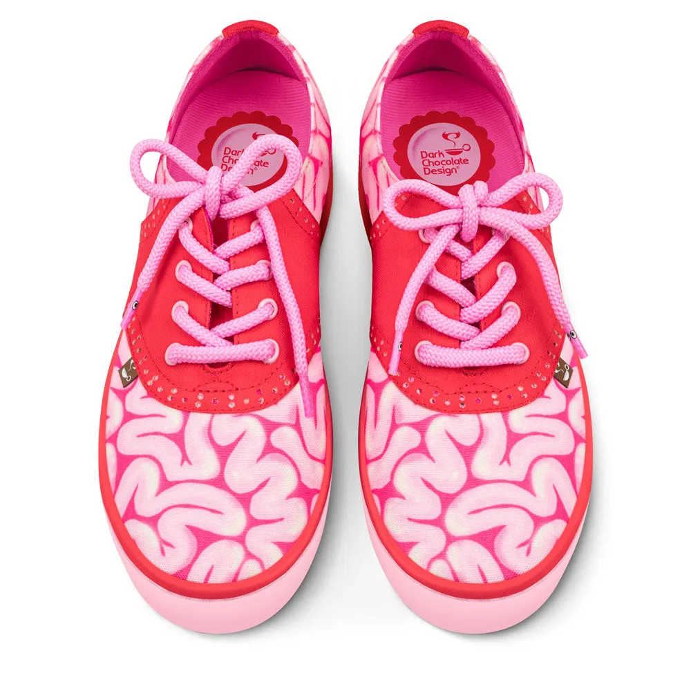 Chocolaticas® Brain Worms Casual Sneaker from Hot Chocolate Design