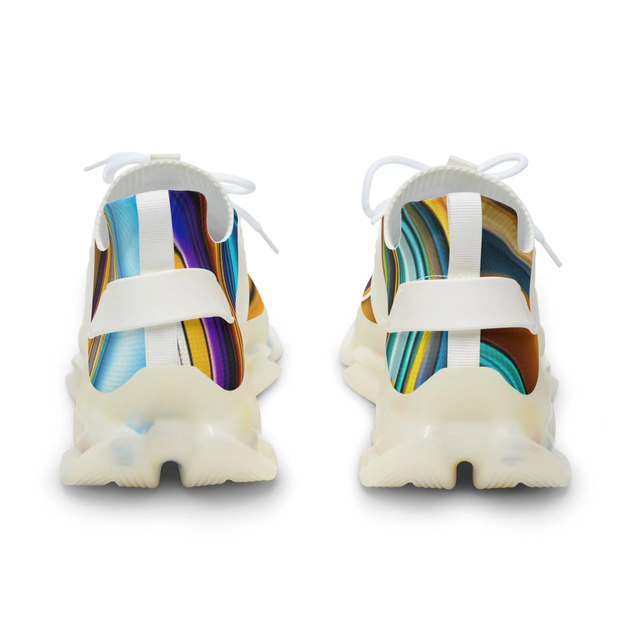 ColorSwirled Men's Mesh Sneakers