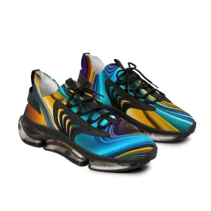 ColorSwirled Men's Mesh Sneakers
