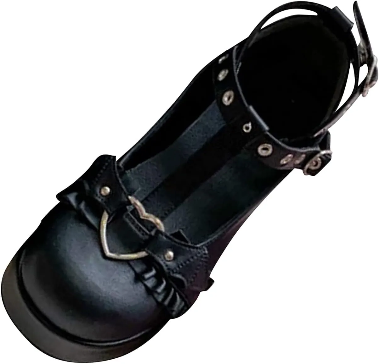 Cute Sweet Mary Jane Shoes Chunky Low Heel Lolita Wedges T-Straps Oxfords Gothic Punk Platform Round Toe Dress Shoes