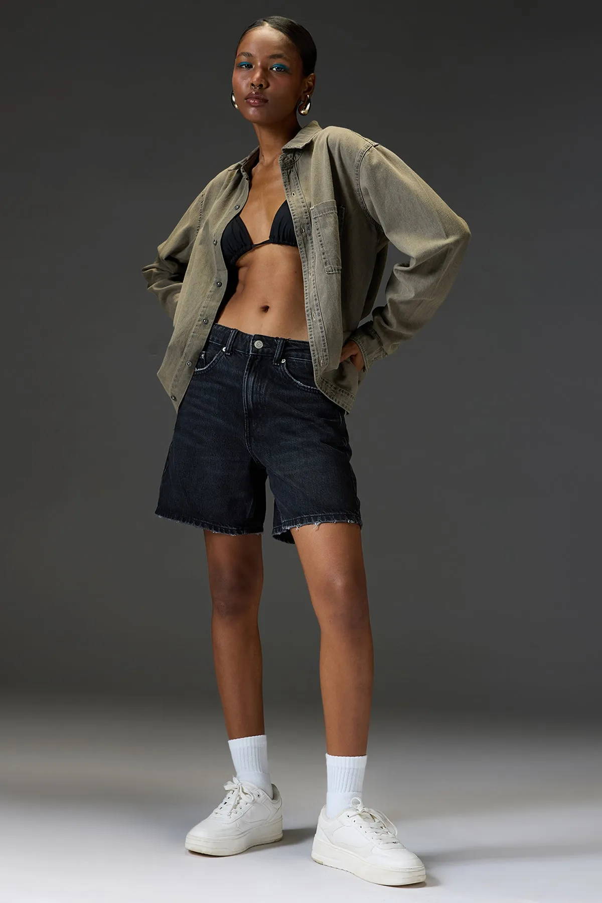Denim Ef. Dessert Grey Women's Shirt