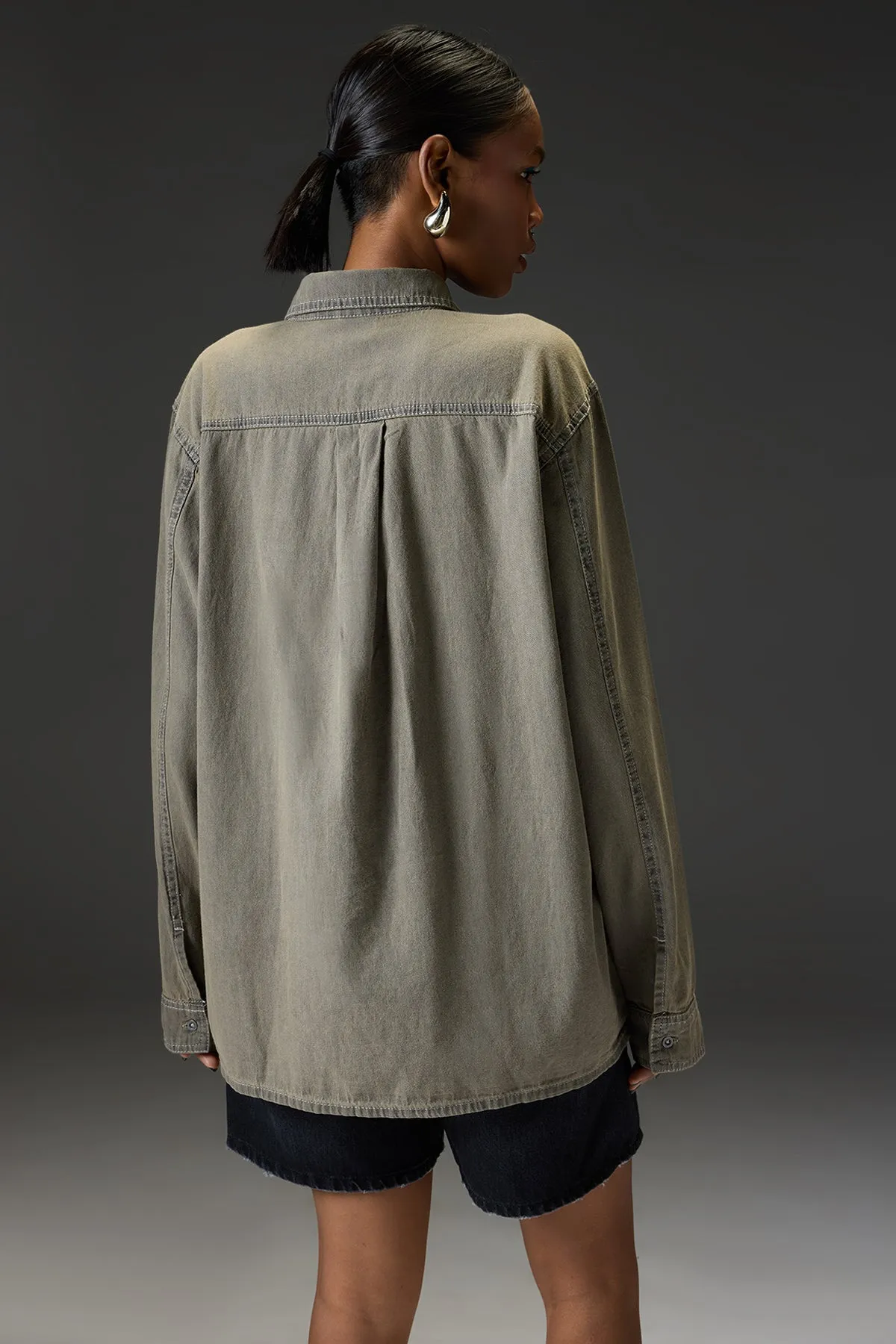 Denim Ef. Dessert Grey Women's Shirt