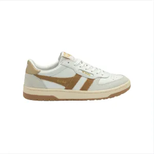 Gola Women's Trainers | Hawk | White, Caramel & Gold