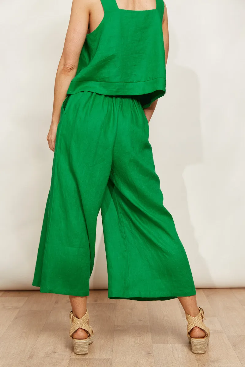 Halcyon Crop Pant, Emerald