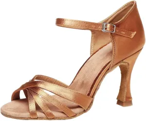 HIPPOSEUS Women's Professional Latin Dance Shoes Open Toe Ballroom Salsa Bachata Dance Performance Shoes,Model YCL