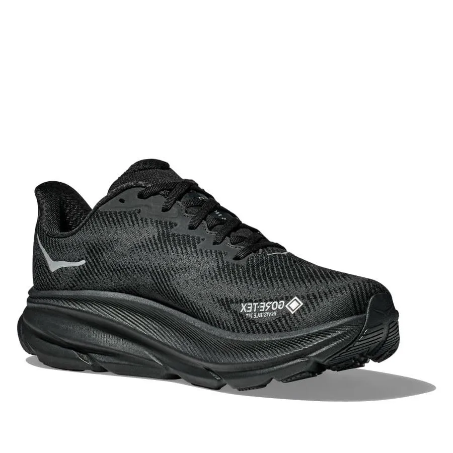 Hoka Men's Clifton 9 GORE-TEX Waterproof - Black/Black