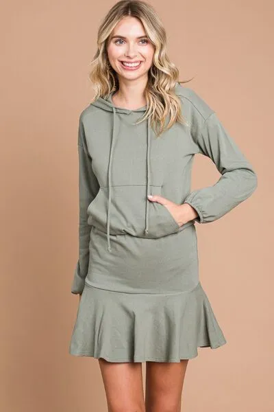 Hooded Mini Dress