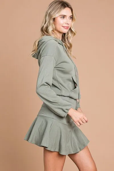 Hooded Mini Dress