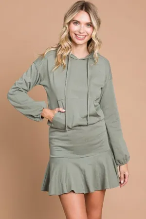 Hooded Mini Dress