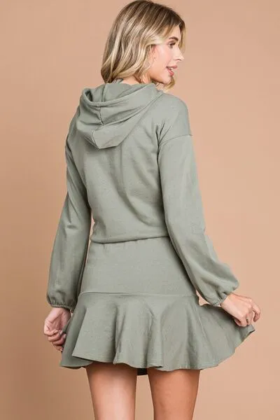 Hooded Mini Dress