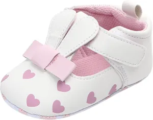 Infant Baby Girls Boys Softy Flats Toddler First Walker Soft PU Leather Non-Slip Crib Wedding Dress Shoes