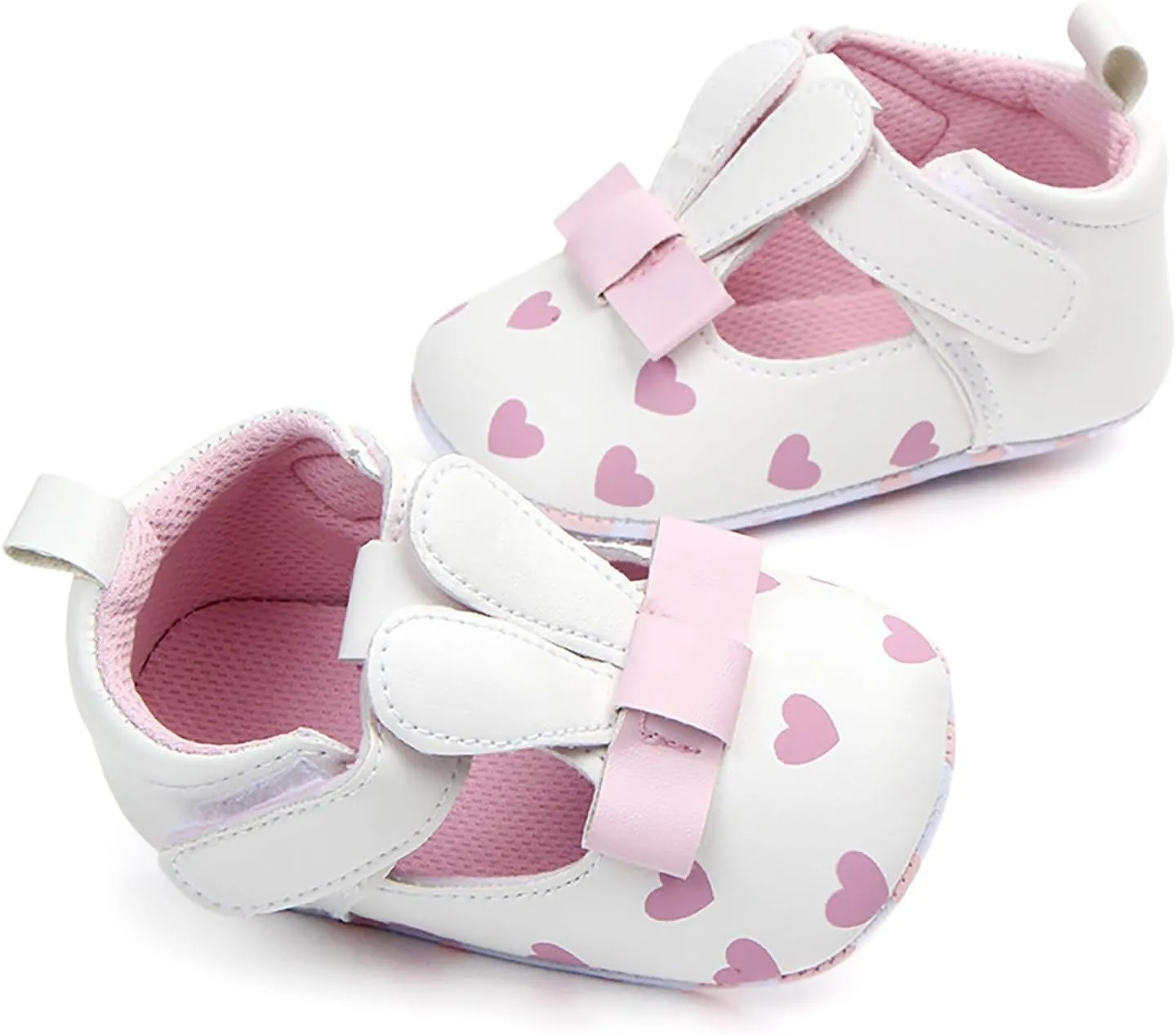 Infant Baby Girls Boys Softy Flats Toddler First Walker Soft PU Leather Non-Slip Crib Wedding Dress Shoes