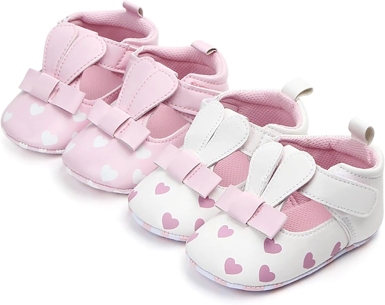 Infant Baby Girls Boys Softy Flats Toddler First Walker Soft PU Leather Non-Slip Crib Wedding Dress Shoes