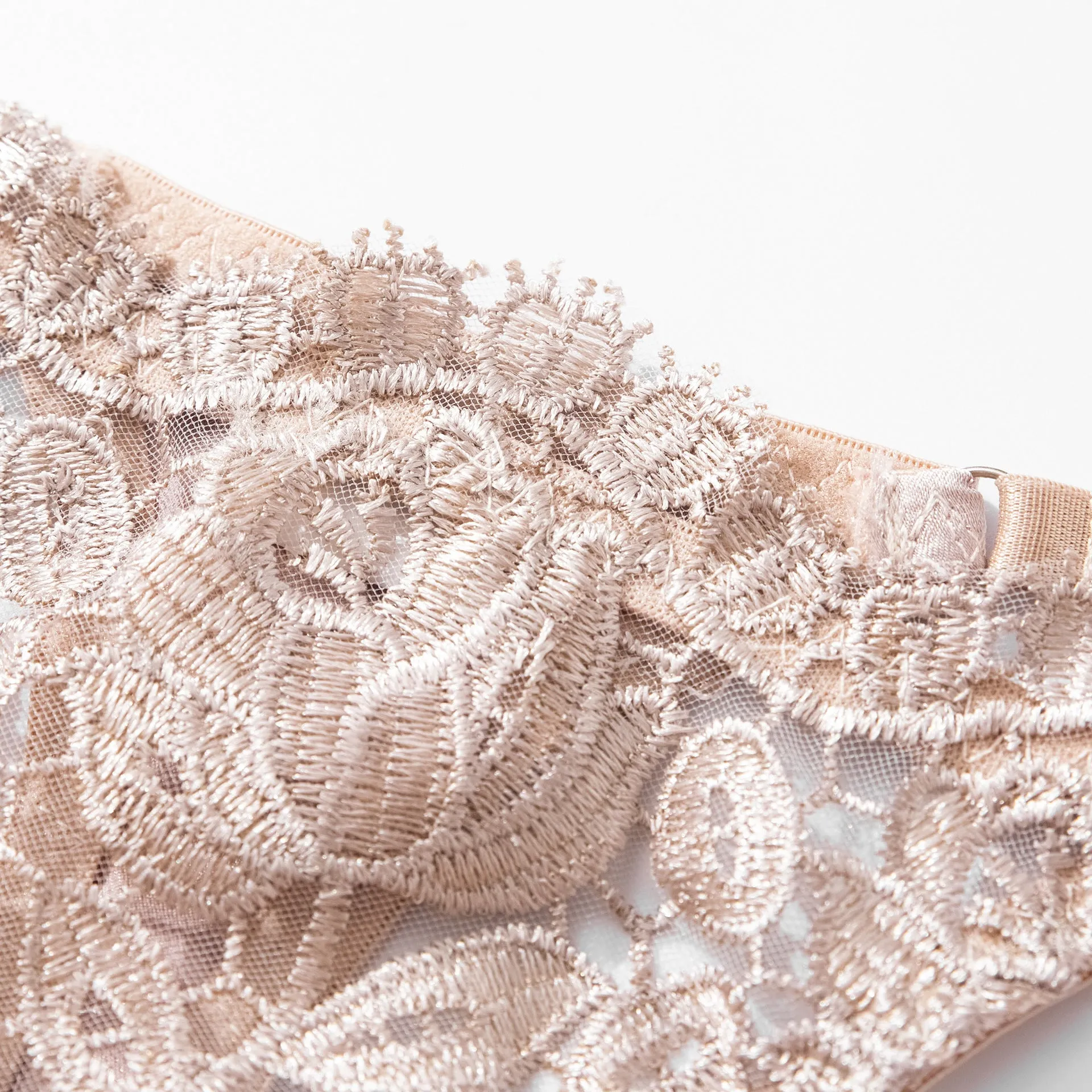 Iridescent Elegance Lace Lingerie Set