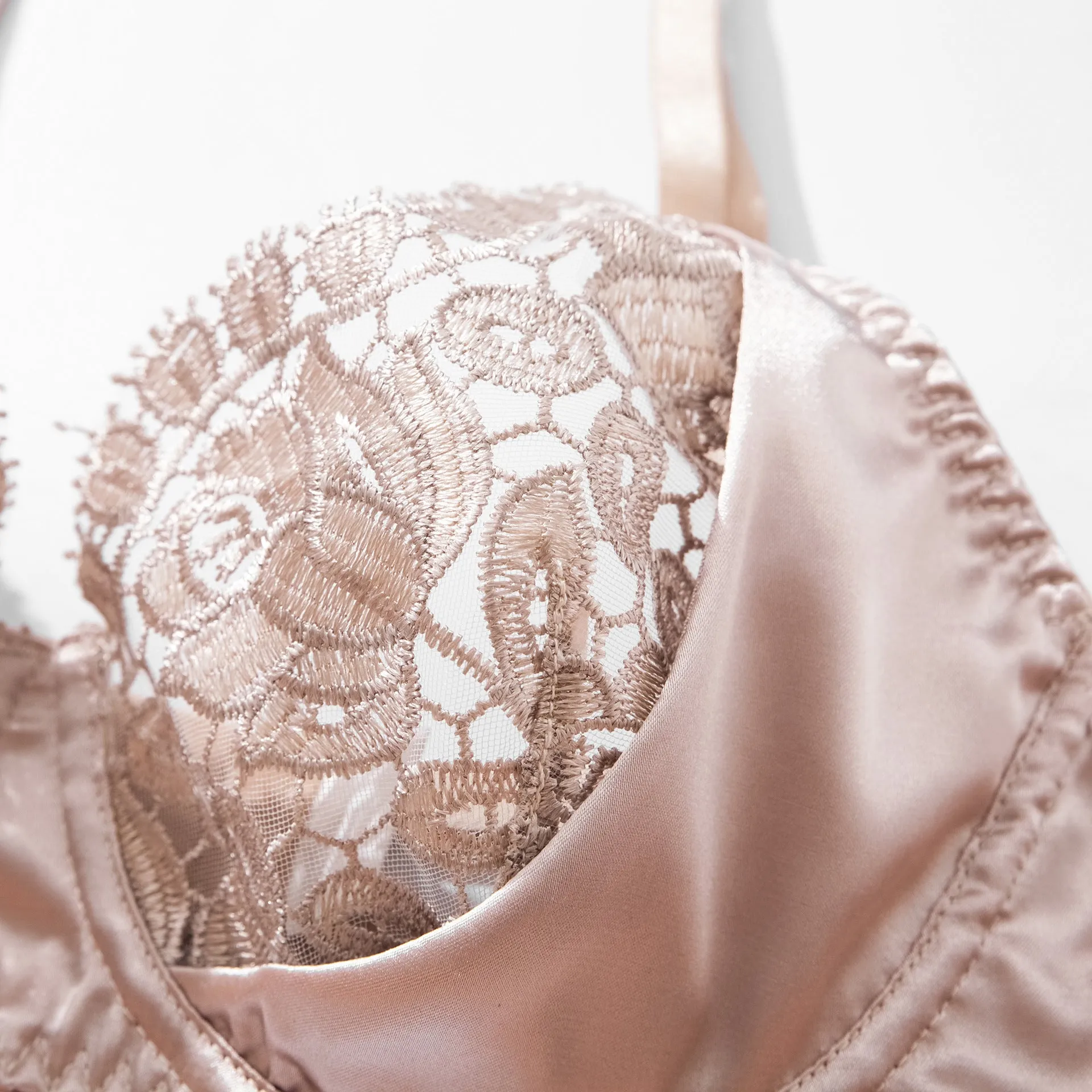 Iridescent Elegance Lace Lingerie Set