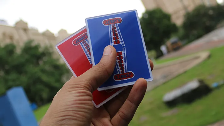 Jerry Nugget Cardistry Trainers 5 PACK (Blue Double Backer) by Magic Encarta - Trick