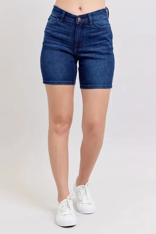 Judy Blue High Waist V-Front Bermuda