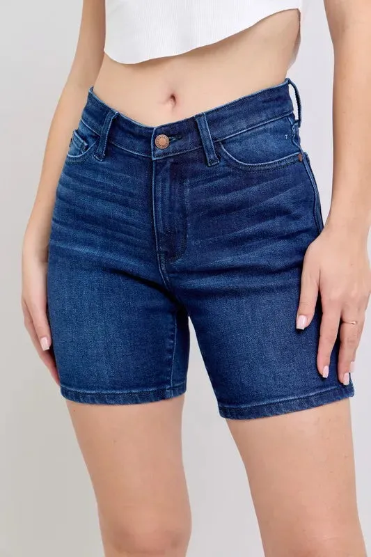 Judy Blue High Waist V-Front Bermuda