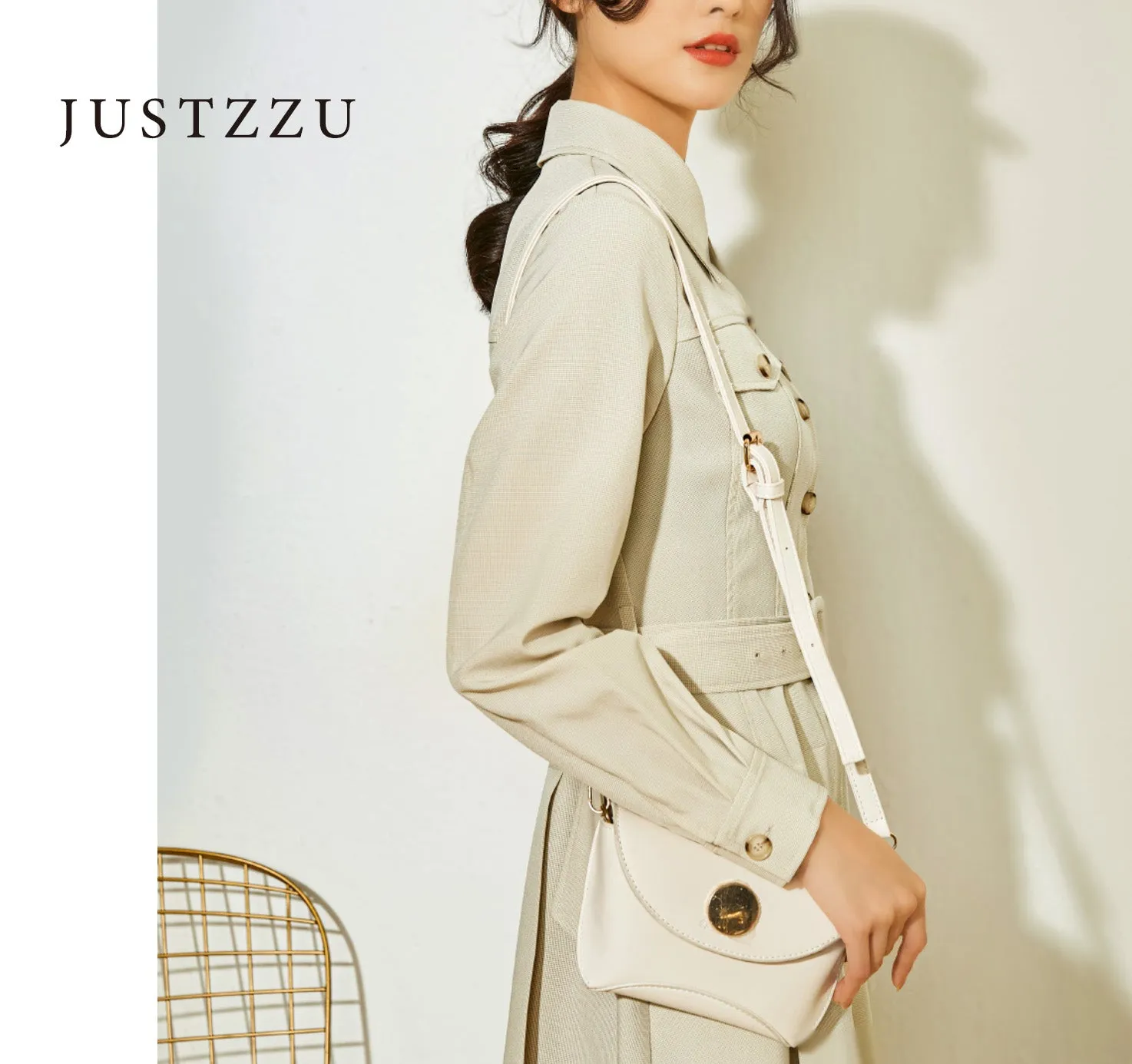 JUSTZZU Women Dress Office