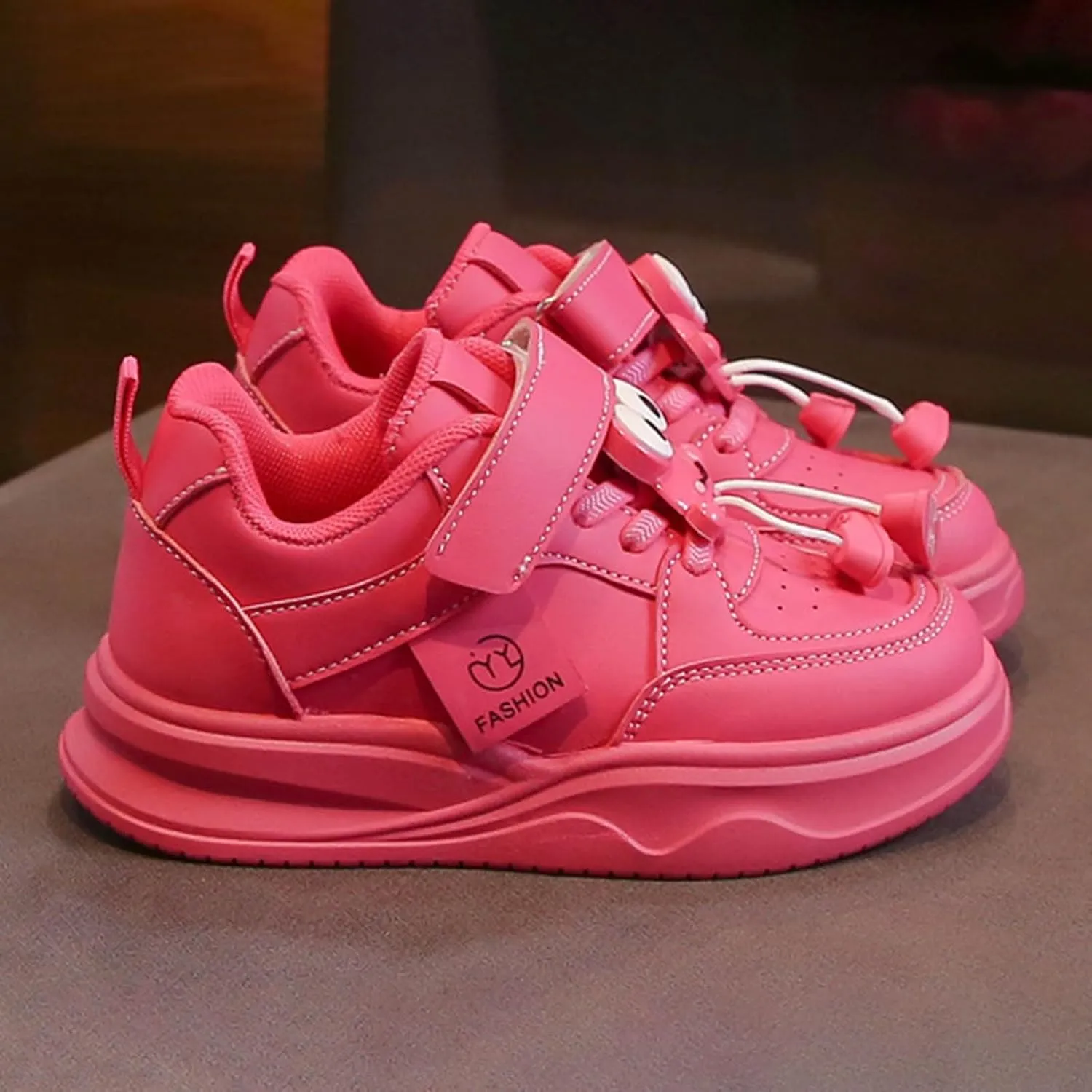 Kids Cute artoon Frog Sneakers Lightweight Breathable Anti Slip Platform Sports Shoes for Boys Girls Jogging