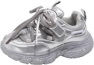 Kids Girls Chunky Walking Shoes Running Comfortable Tennis Athletic Gym Sneakers Fashion Soft Casual Size 4 Girls Shoes