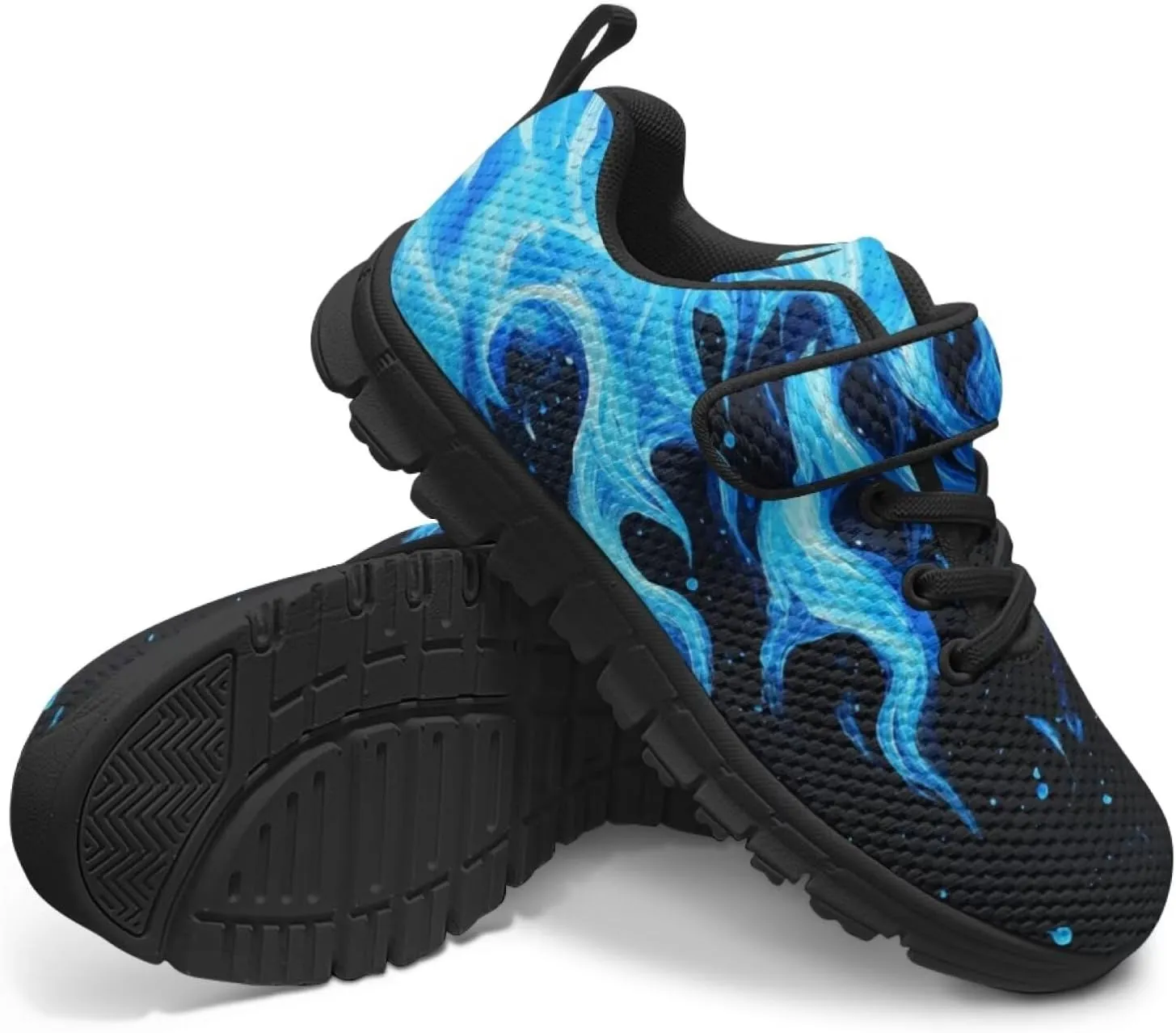 Kids Shoes for Boys Breathable Lightweight Slip on Low Top Sneakers Breathable Mesh Athletic Casual Shoes
